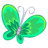 绿色蝴蝶 Green Butterfly